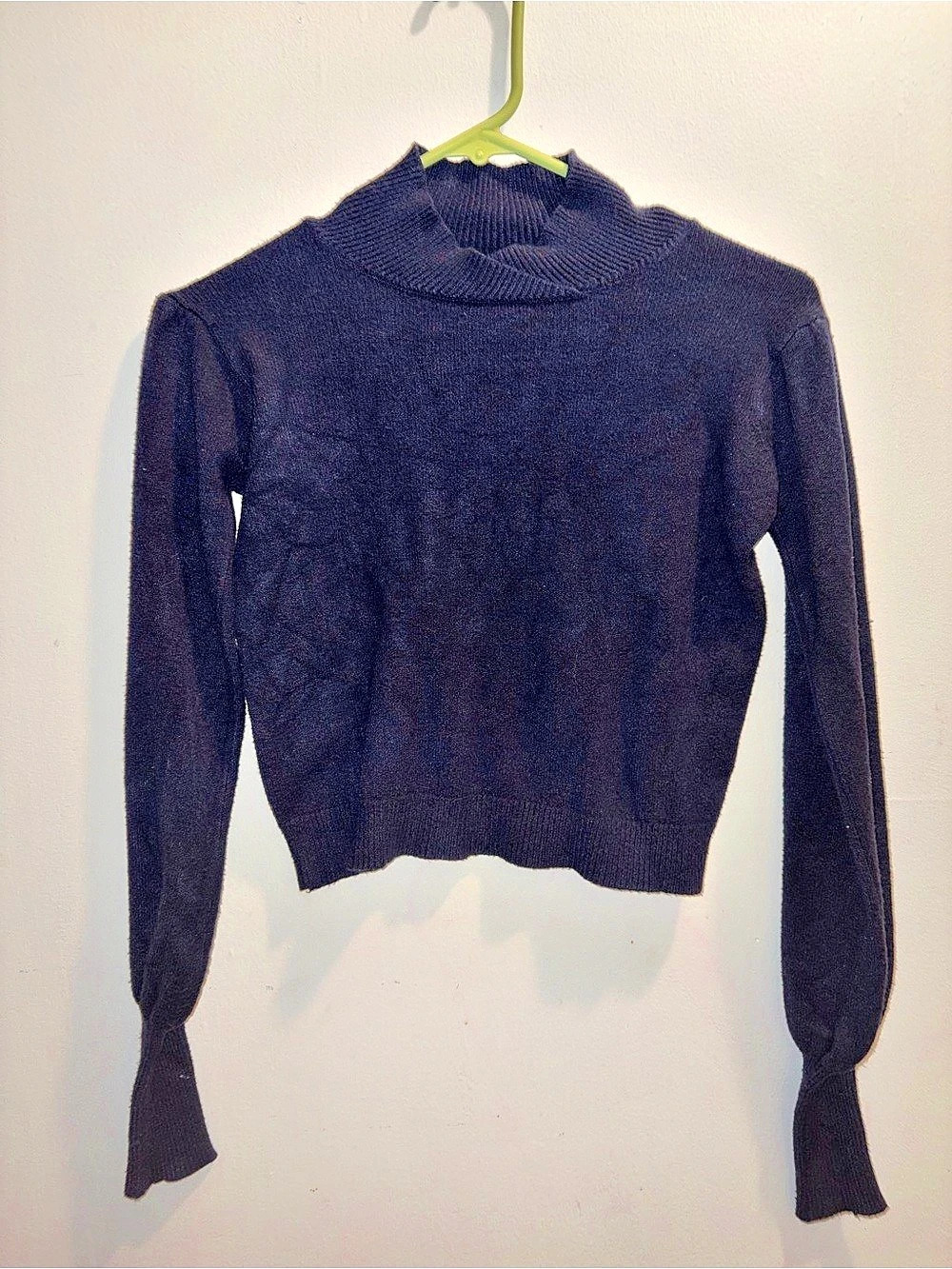 Black Cowl Neck Sweater